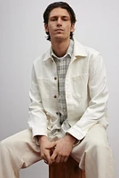 Regular-Fit Textured Overshirt