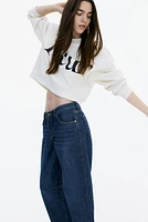 Barrel Regular Cropped Jeans