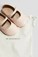 Leather Soft-Sole Ballet Flats