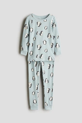 Snug Fit printed cotton pyjamas