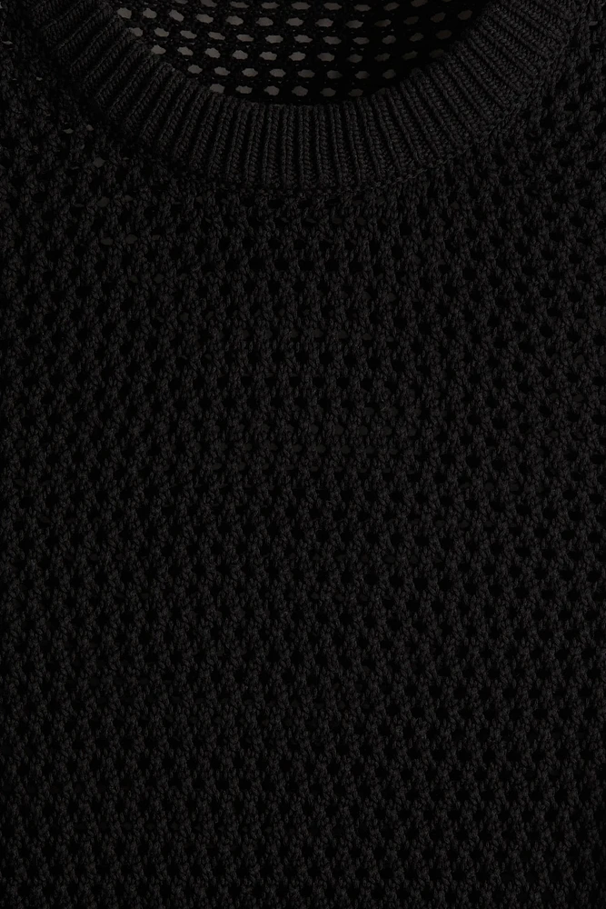 Regular Fit Pointelle-Knit Tank Top