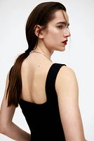 Tapered-Waist Tank Top
