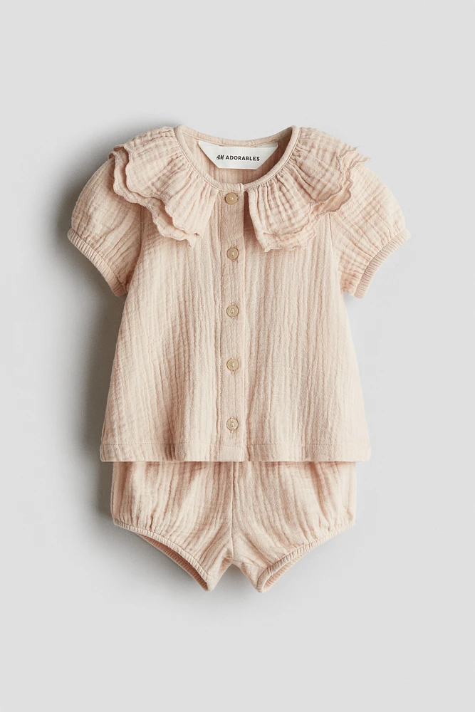 2-Piece Cotton Muslin Set