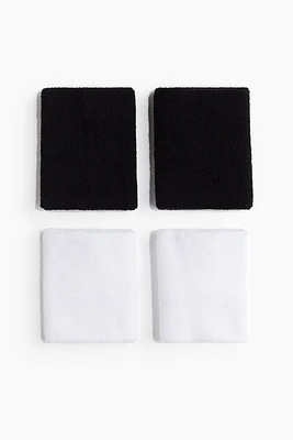 Lot de 4 poignets anti-transpiration