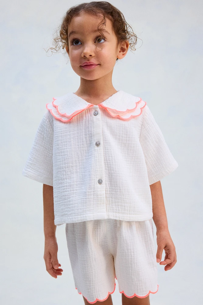 2-Piece Cotton Muslin Set