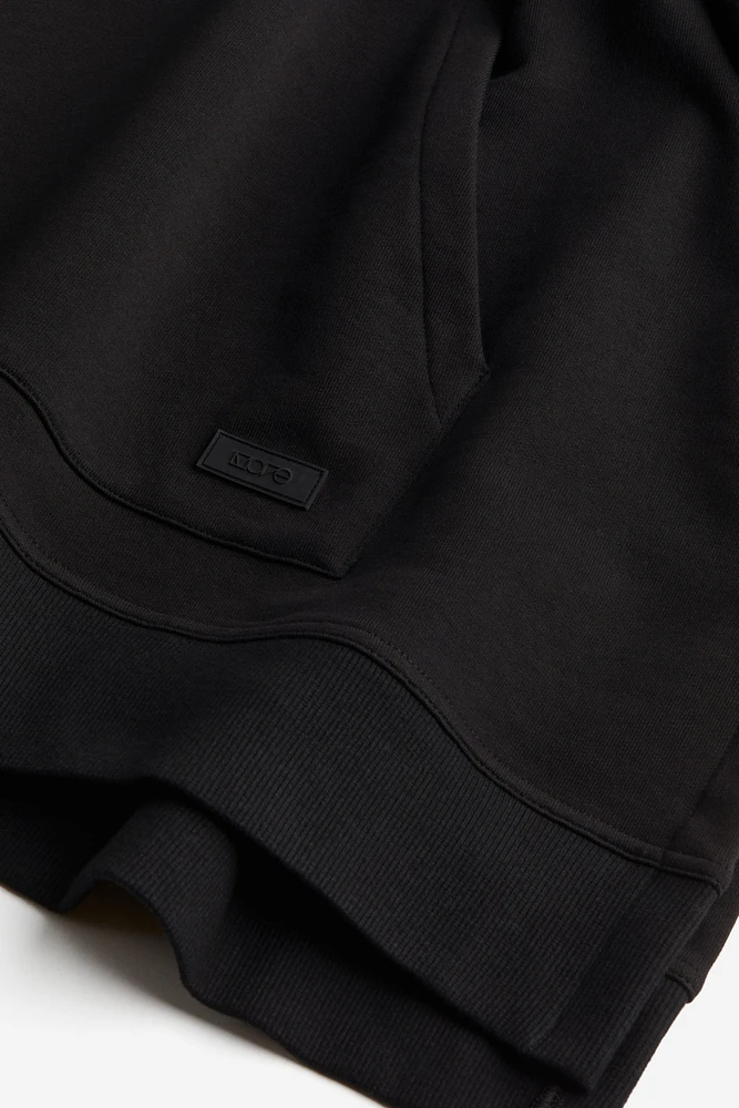 Loose Fit Sleeveless Sports Hoodie
