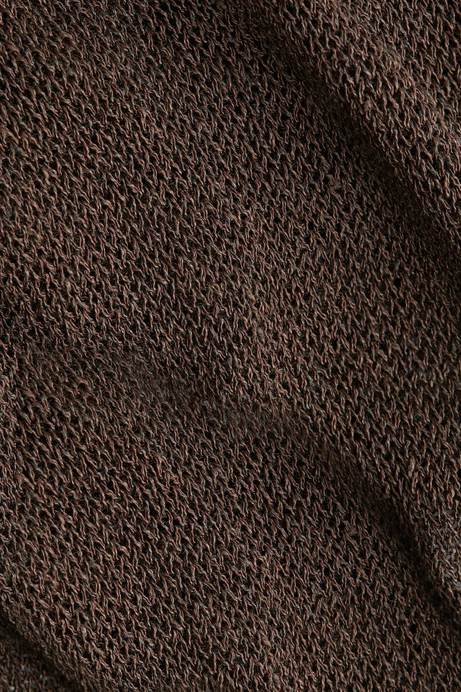 Robe en tricot de soie mélangée