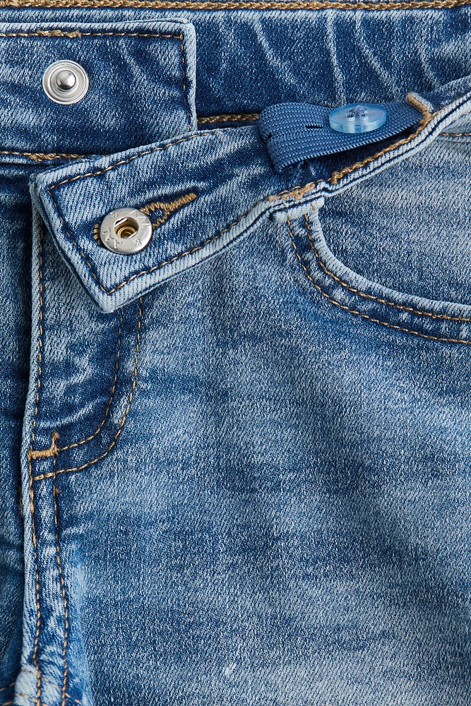 Cropped Flared Leg Jeans