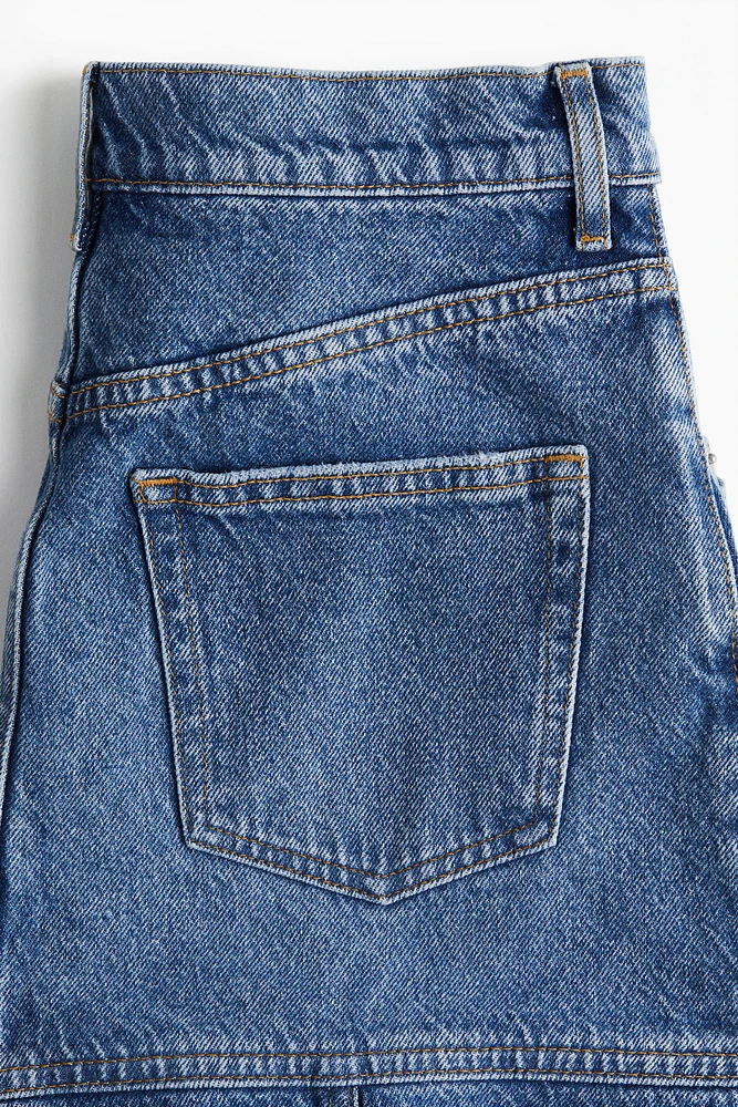 Flared Denim Skirt