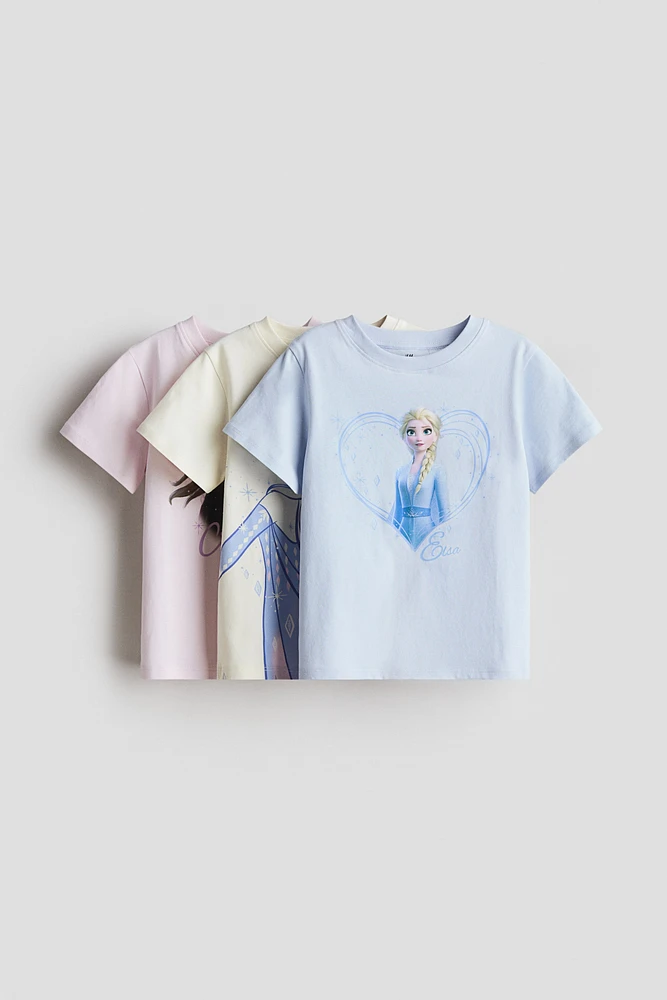 3-pack Printed Jersey Tops