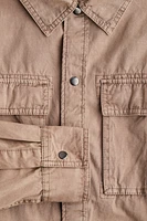 Regular-Fit Utility Overshirt