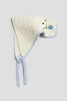 Embroidered-Detail Headscarf