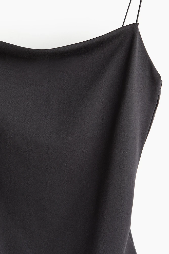 Thong Bodysuit with Shoulder Straps