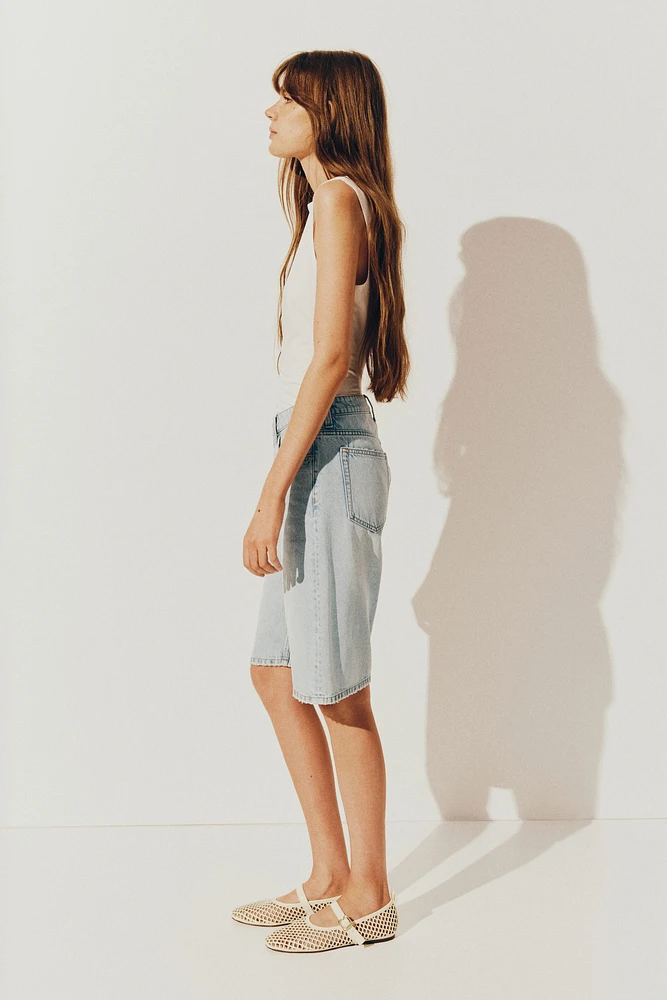 Short Bermuda classique en denim