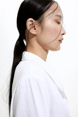 Linen-Blend Shirt