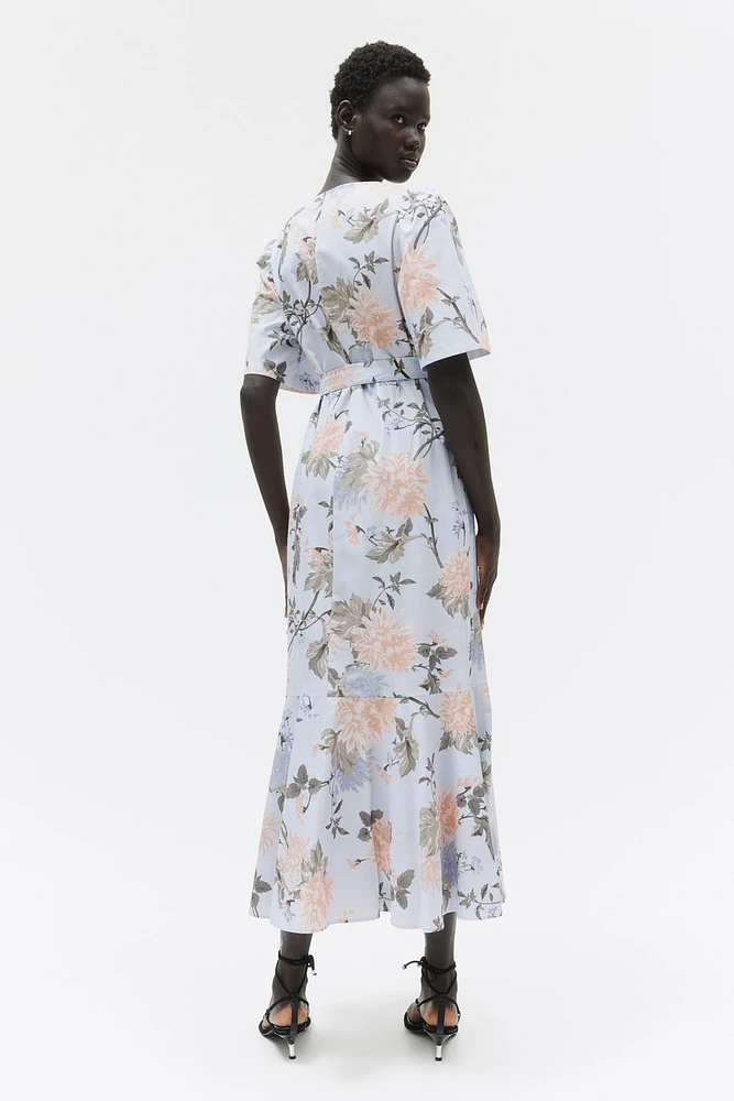 Tie-Belt Dress