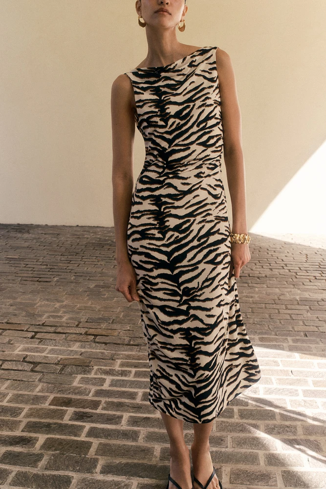 Open-Back Bodycon Dress