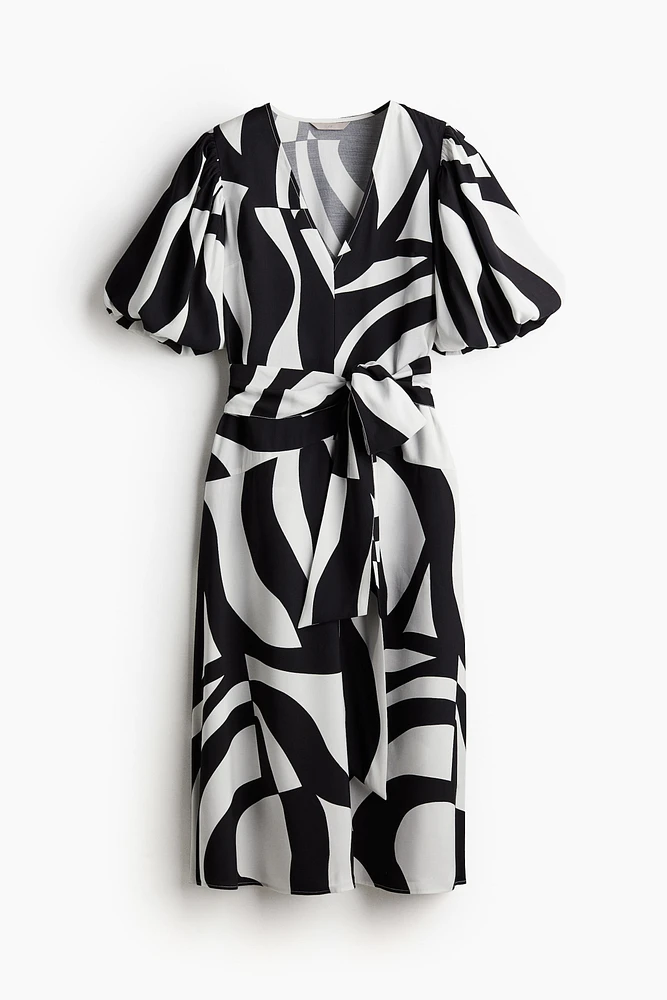 Tie-Belt Dress