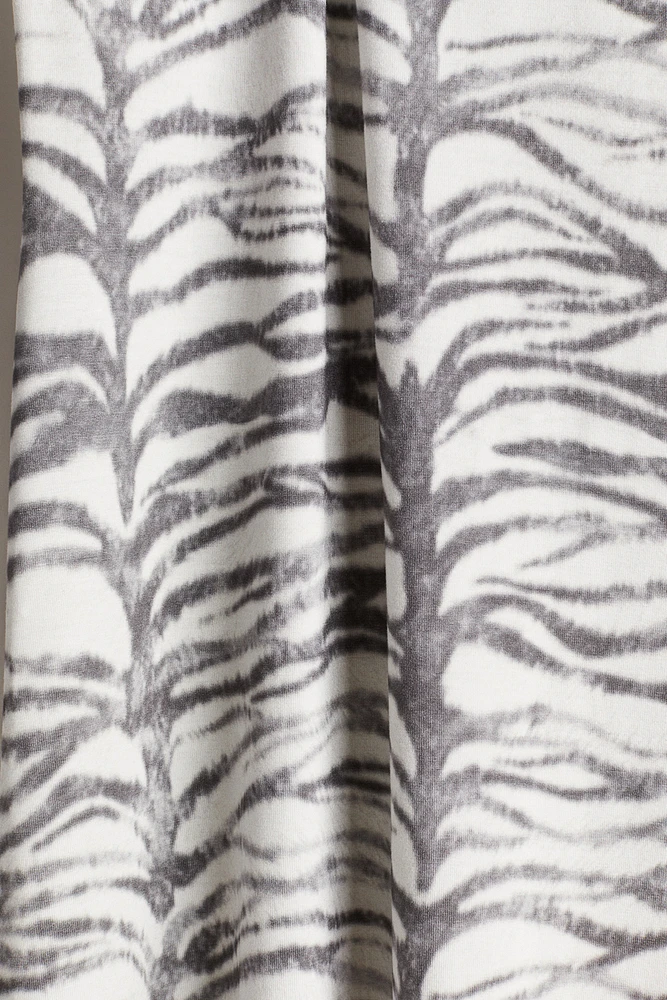 Robe moulante à motif