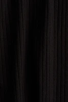 Lace-Trimmed Dress with Flared Skirt