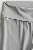 Wide-Leg Jersey Pants