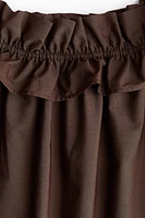 Off-the-Shoulder Poplin Dress