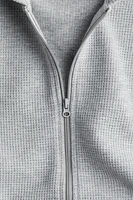 Waffled Hooded Jacket