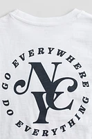 T-shirt en coton avec motif