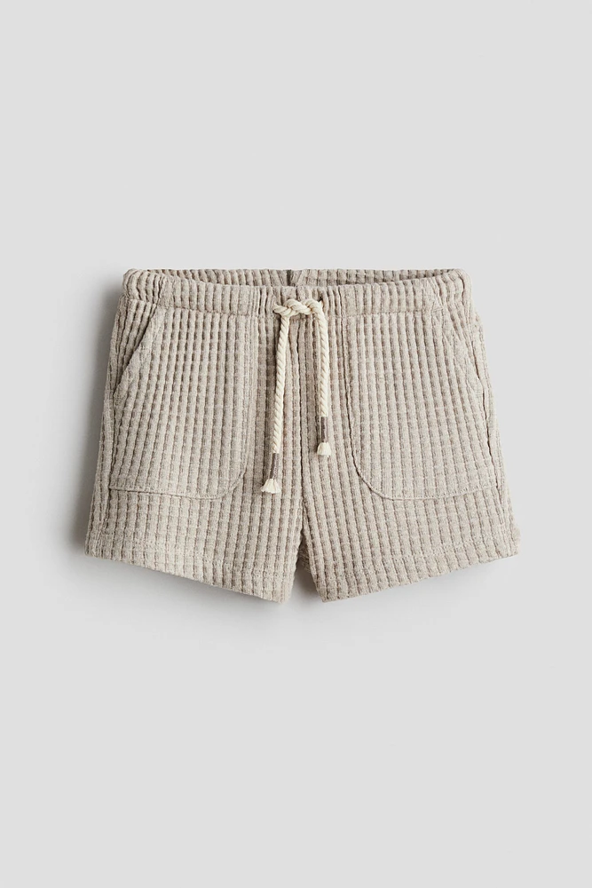 Waffled Jersey Shorts