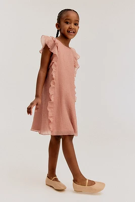 Ruffle-Detail Dress