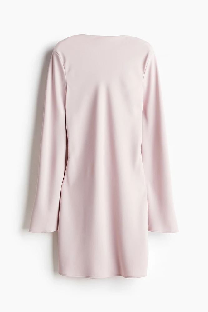 Cowl-Back Dress