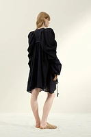 Crinkled Cotton Dress
