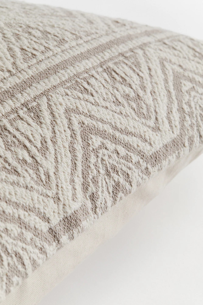 Textured-Pattern Cushion Cover