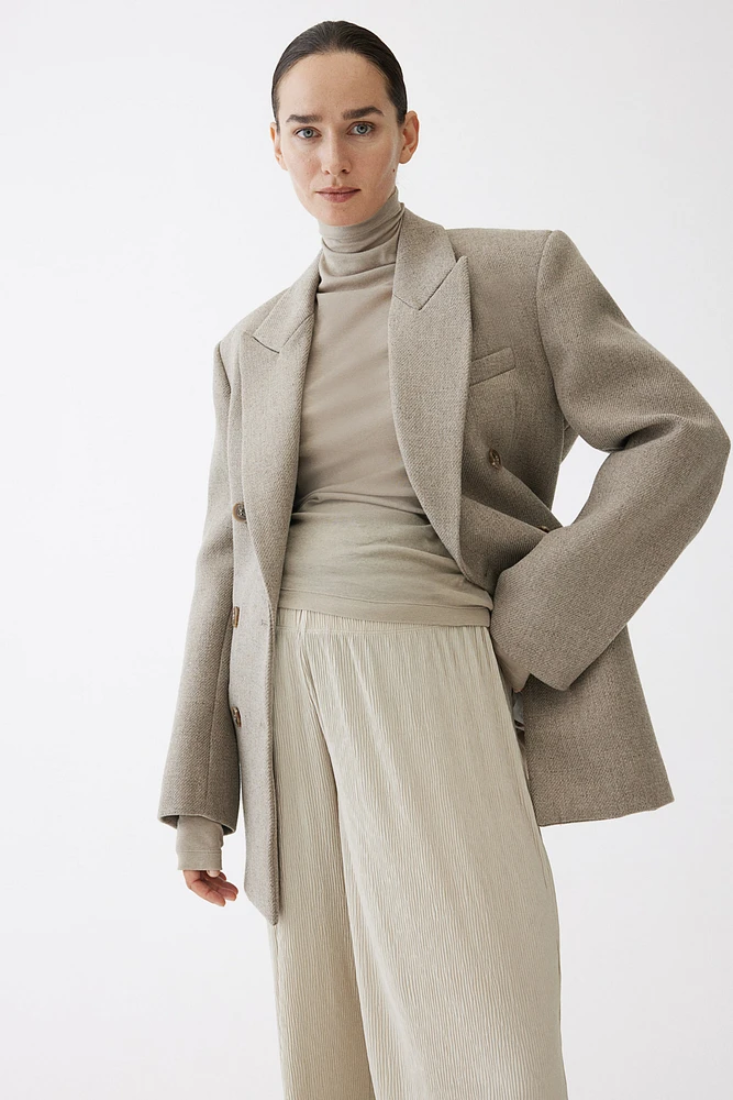 MAMA Crinkled Jersey Pants
