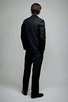 Slim-Fit Wool-Blend Tuxedo Pants