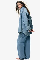 Feather Soft Oversized Denim Shirt