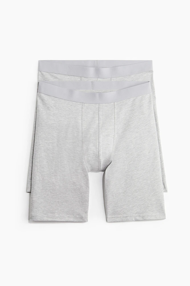 2-pack long trunks with Lycra®
