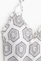 Ruffle-Trimmed Padded-Cup Swimsuit