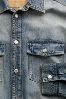 Oversized Denim Shirt