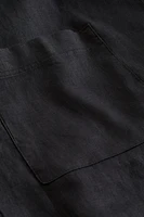 Washed Linen Bathrobe