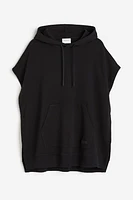 Loose Fit Sleeveless Sports Hoodie