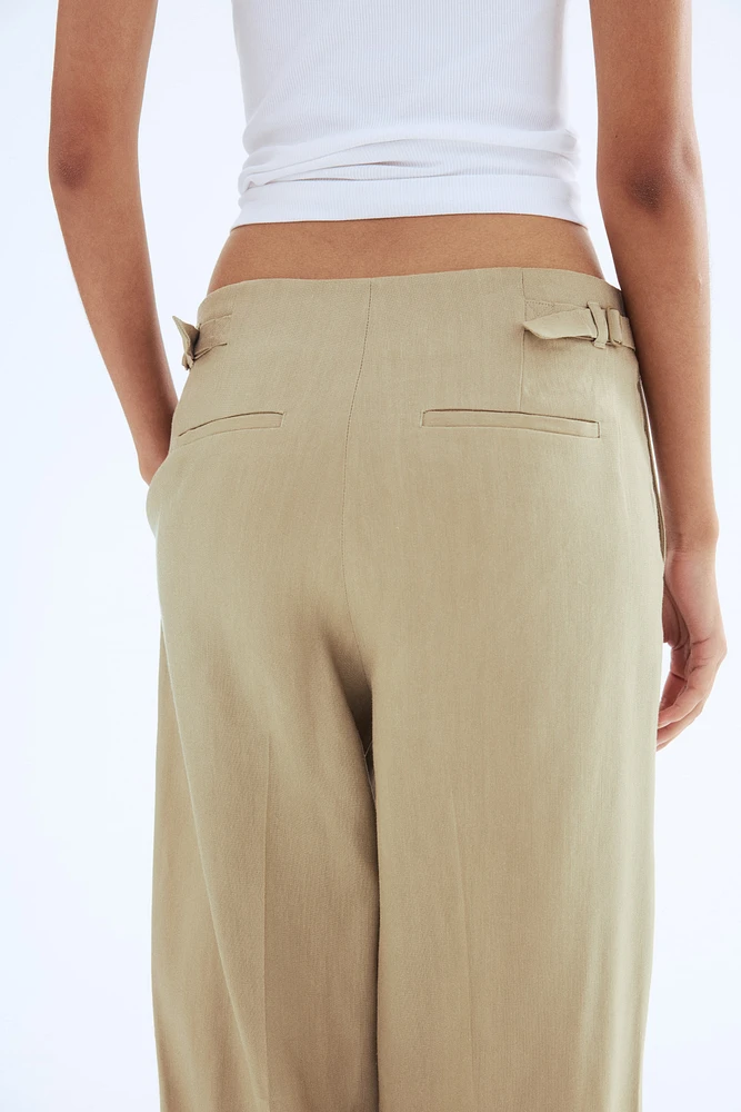 Pantalon en lin mélangé