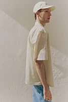 Chemise classique en coton avec col cubain