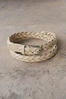 Braided Leather Belt
