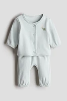 2-piece cardigan and joggers set