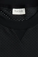 Printed Mesh Sports Shirt with DryMove™