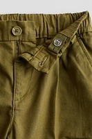 Twill Cargo Joggers