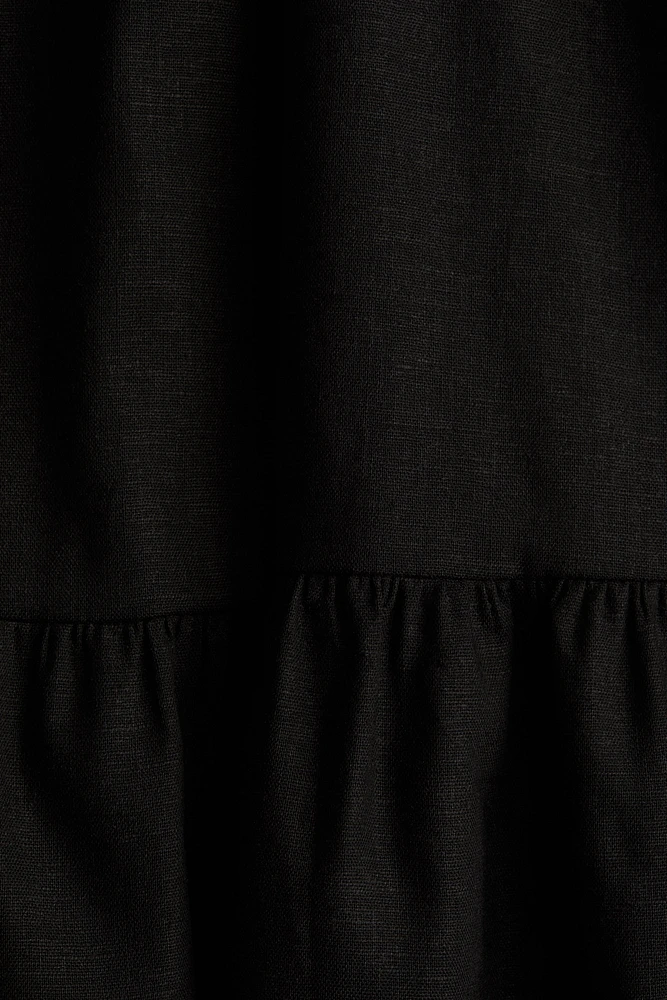 Puff-Sleeved Dress