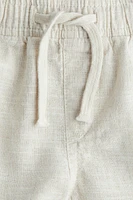 Short en lin mélangé