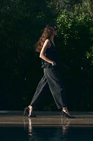 Barrel Regular Cropped Jeans